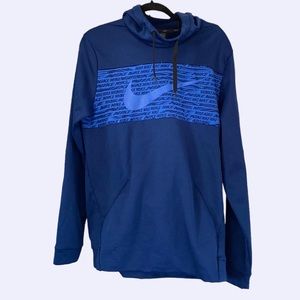 Men’s Nike dri-fit Navy Hoodie size large